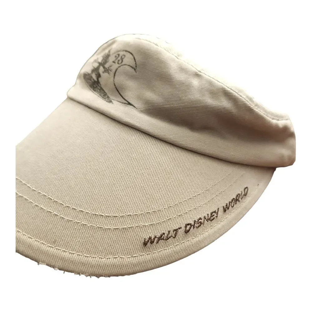 Walt Disney World Surfing Mickey Mouse Adjustable Visor in Khaki Adult O/S